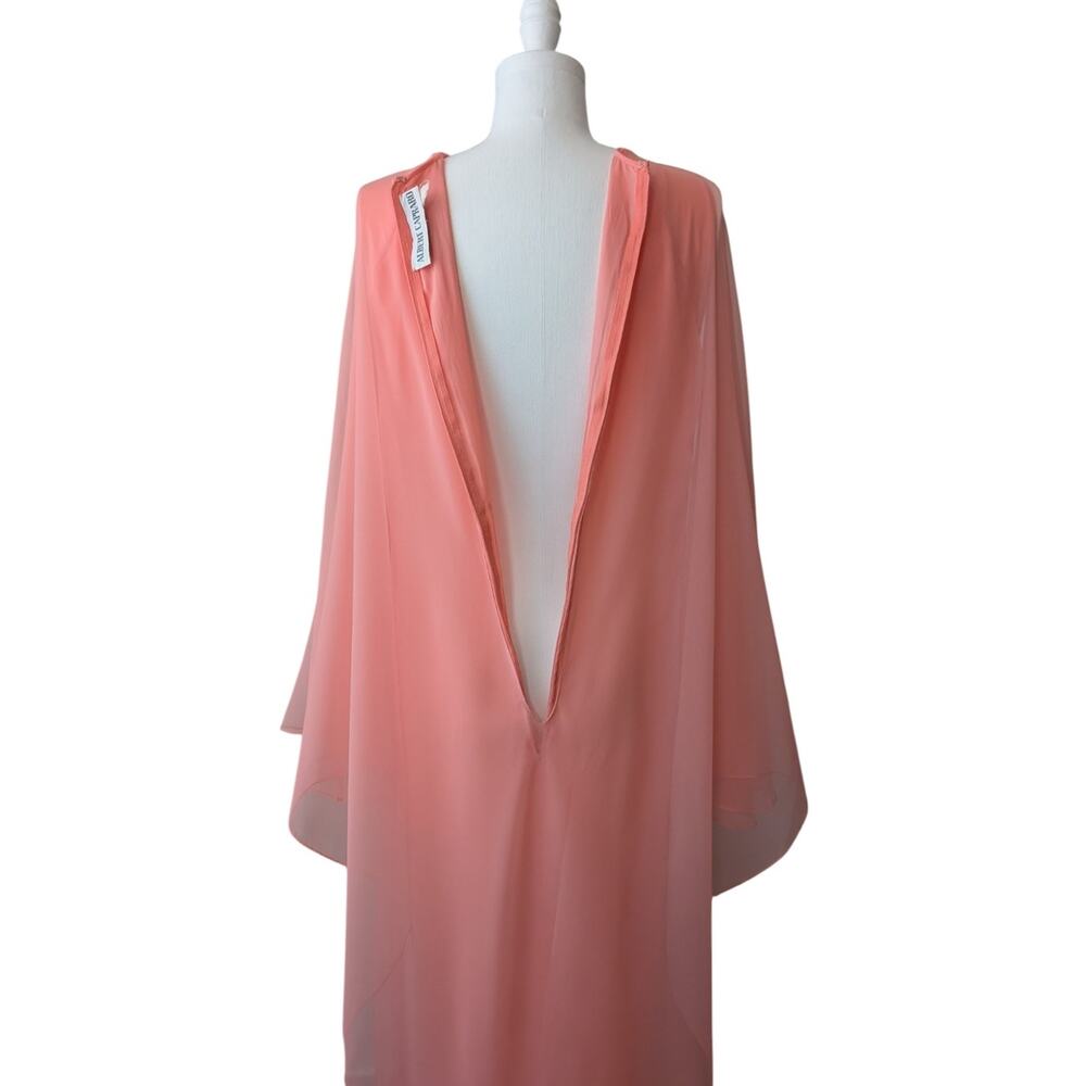 Albert Capraro Vintage 1970s Capelet Maxi Dress - Picture 5 of 10